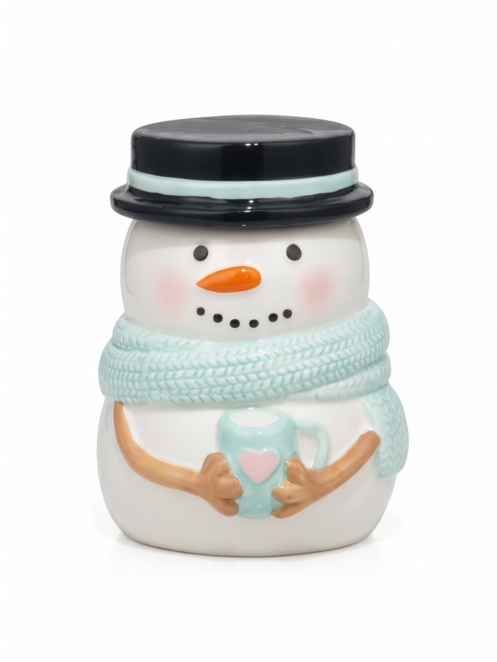 Holiday Snowman Ceramic Jar - Charmed Aroma Christmas / Winter
